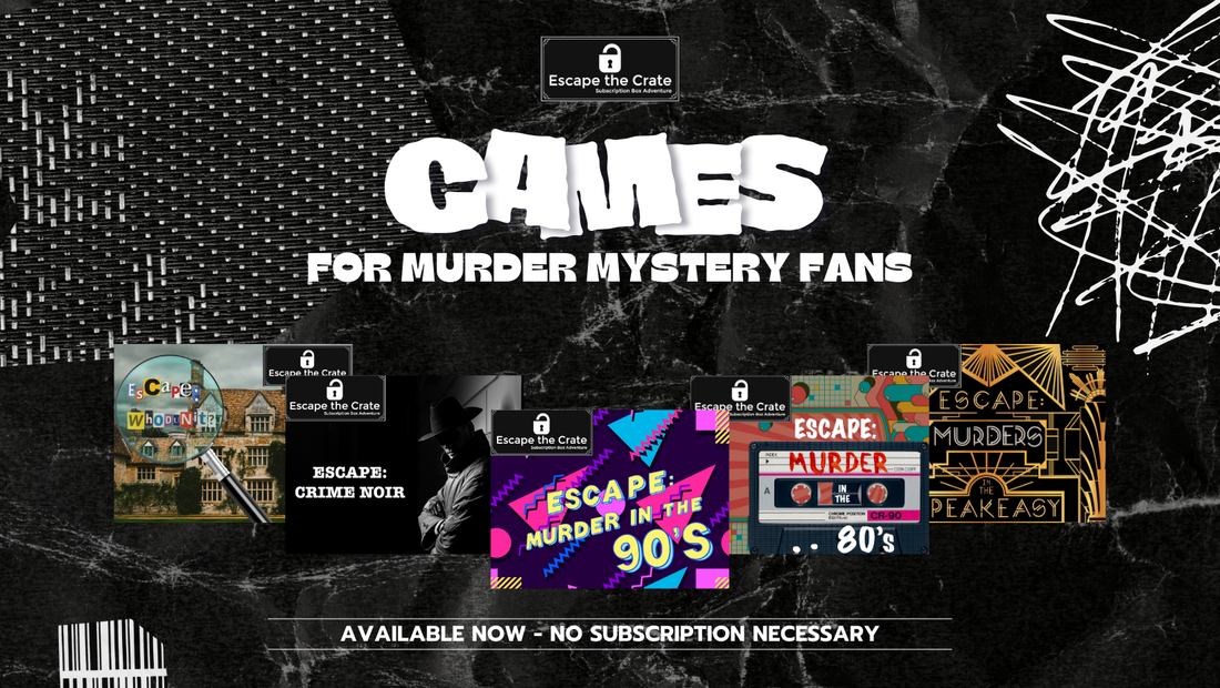 Games for Murder Mystery Fans