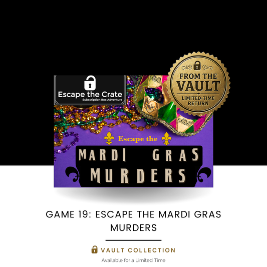 Escape: The Mardi Gras Murders (One-Time Purchase) - BACK FOR A LIMITED TIME