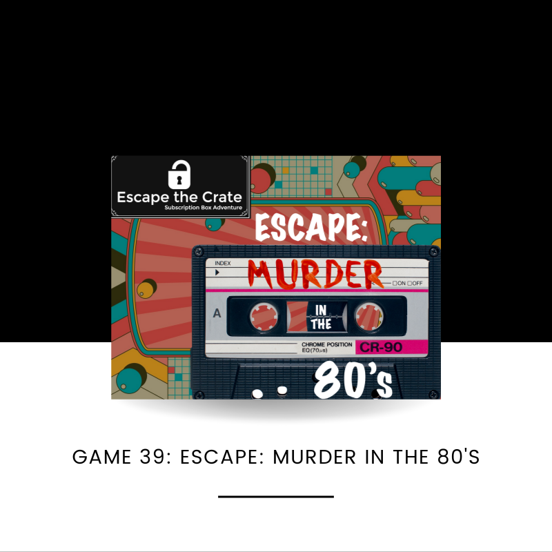 Escape: Murder in the 80's (One-Time Purchase)