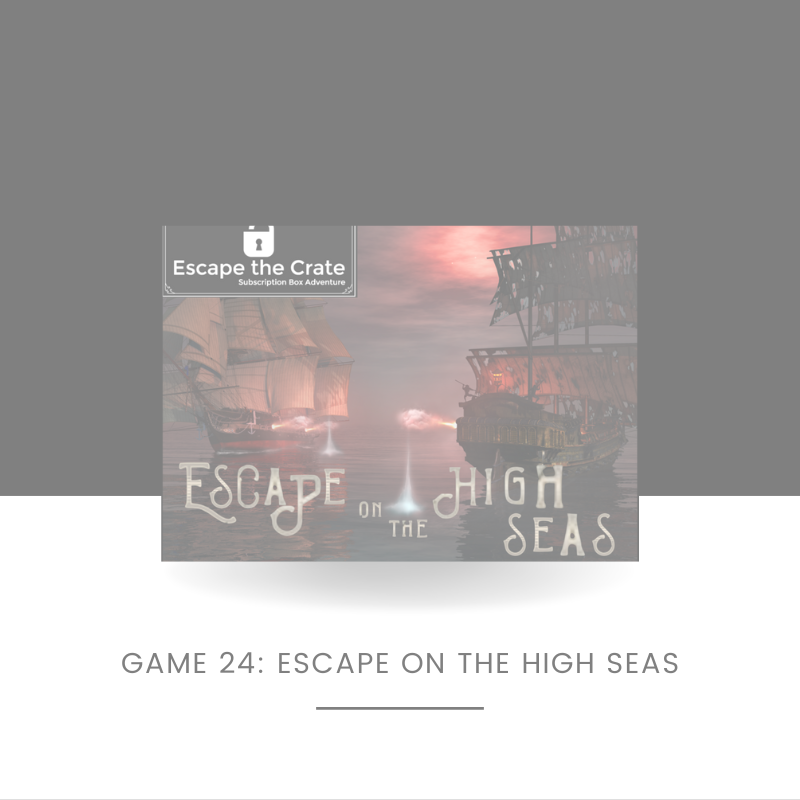 Escape on the High Seas (One-Time Purchase) - SOLD OUT UNTIL 2026!