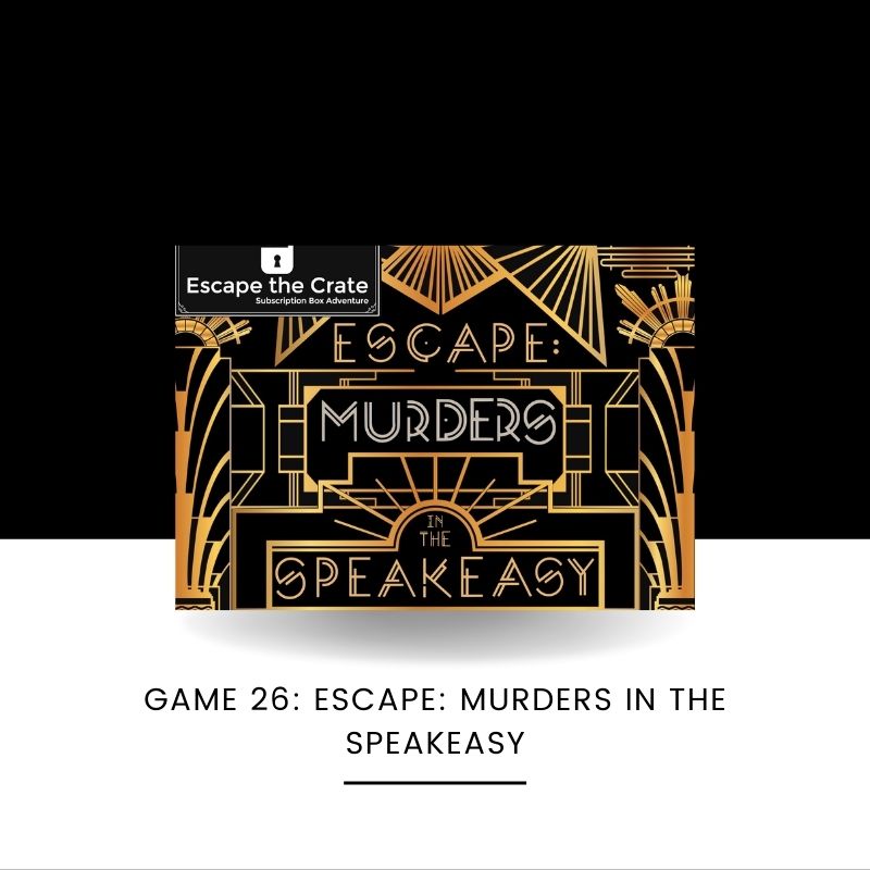 Escape: Murders in the Speakeasy (One-Time Purchase)